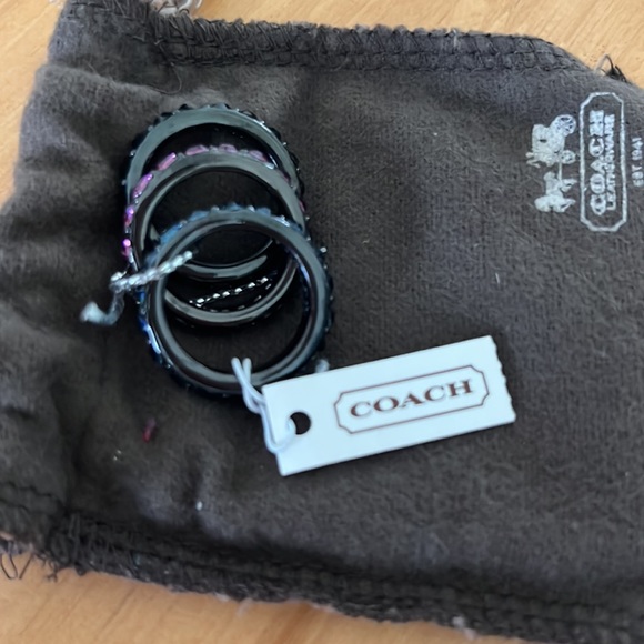 Coach set of 3 rings - Never worn! - Picture 4 of 6